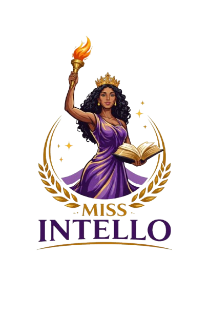 Affiche officielle du concours Miss Intello 2026